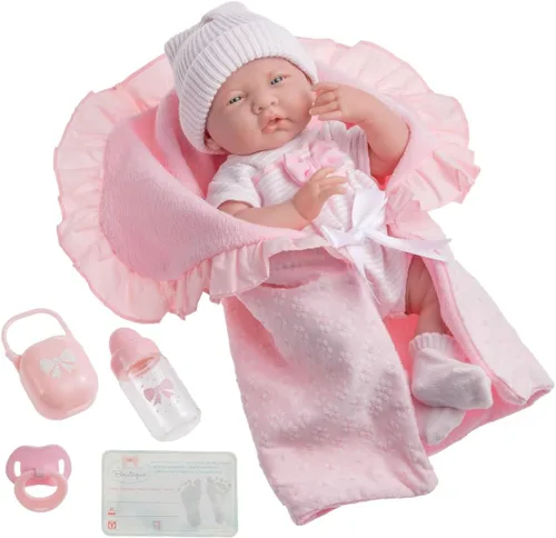 Miniatura 4 de JC Toys La Muñeca bebé recién nacido Boutique suave, Asiatico, Rosado Asia