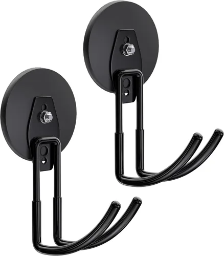 Miniatura 9 de ENUODA - Ganchos magnéticos fuertes, ganchos magnéticos de alta resistencia para cochera, soporte magnético para herramientas de crucero para colgar