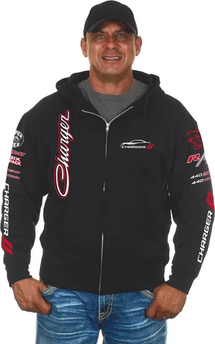 Miniatura 2 de JH DESIGN GROUP Sudadera con capucha Dodge Charger para hombre 3 estilos
