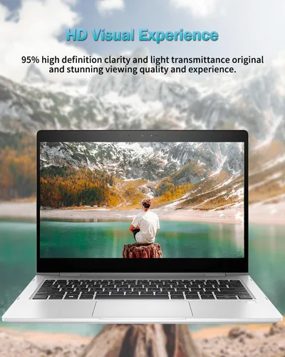 Miniatura 2 de F FORITO Paquete de 2 protectores de pantalla para laptop de 15.6 pulgadas, protector de pantalla de computadora compatible