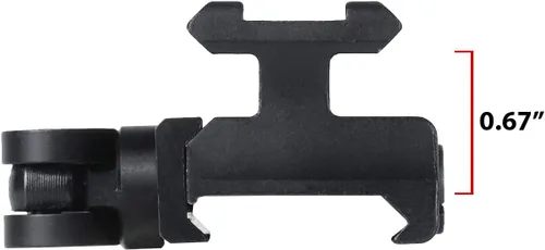 Miniatura 3 de Monstrum Picatinny - Soporte elevador para visores y óptica, 2.5 pulgadas con liberación rápida, perfil medio