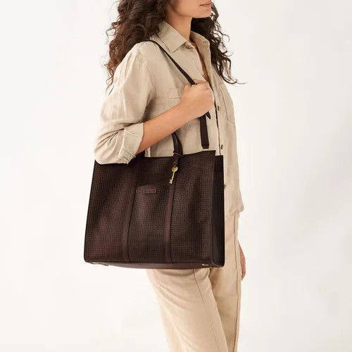 Miniatura 6 de Fossil Bolso de mano de cuero Carmen para mujer