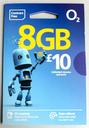 Miniatura 2 de O2 Tarjeta SIM Pay As You Go, Azul