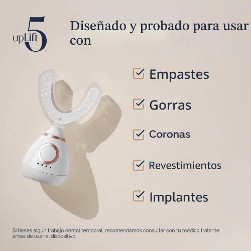 Miniatura 6 de Elevación facial pulsante Dispositivo de reversión de edad de 5 minutos, contornea y mejora las estructuras faciales, tensando y tonificando