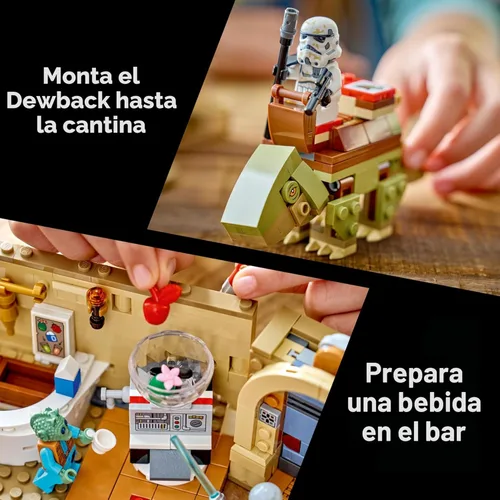 Miniatura 4 de LEGO Star Wars SMART Play: Mos Eisley Cantina - Juego de construcción de juguetes para niños, juego compatible con 3 etiquetas inteligentes y 5