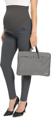 fitglam Pantalones de maternidad para mujer, para el trabajo, pantalones de embarazo, pantalones de oficina sobre el vientre, pantalones elásticos