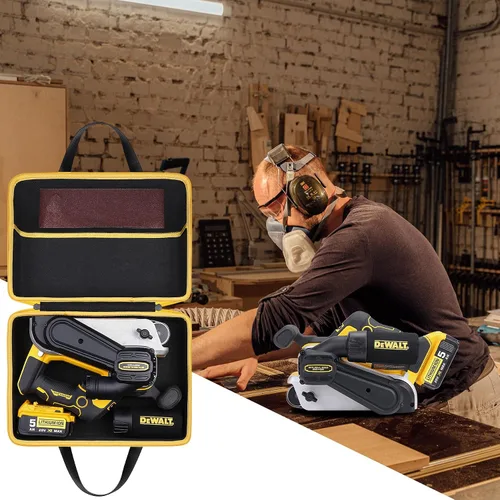 Miniatura 7 de khanka Reemplazo de carcasa rígida para lijadora de banda inalámbrica DEWALT 20V MAX* (DCW220B), solo funda.
