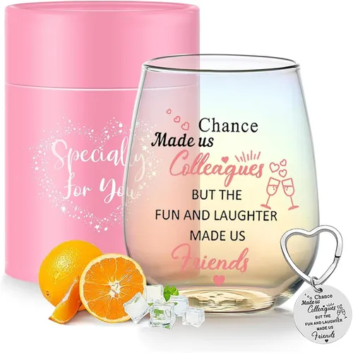 Miniatura 24 de Yalucky Regalos de amistad para mujeres, copas de vino, regalos de cumpleaños personalizados para amigos, hombres, regalos especiales para amigos