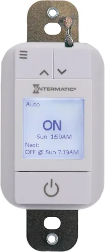Miniatura 2 de Intermatic ST700W Ascend - Temporizador programable de 7 días en la pared, control astronómico automático, configuración intuitiva, diseño moderno