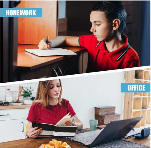 Miniatura 7 de Cuaderno rayado con tapa dura para hombres y mujeres – Cuadernos para escribir, trabajo, escuela, hogar y notas diarias, 160 páginas – Tamaño A5
