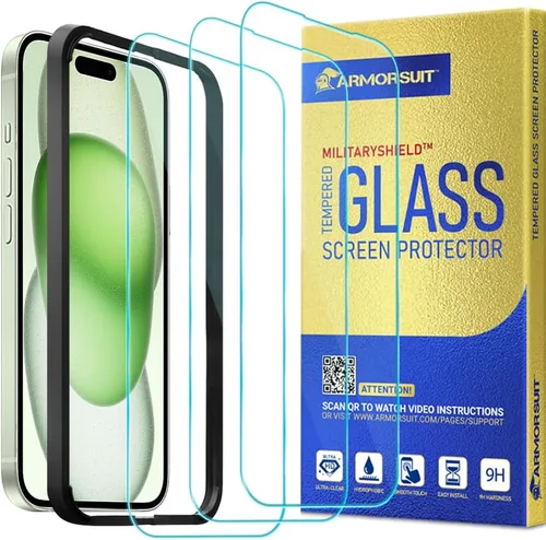 Miniatura 15 de ArmorSuit [Paquete de 2+2] para Google Pixel 6 [6.4 pulgadas] Protector de pantalla de vidrio templado + protector de lente de cámara compatible