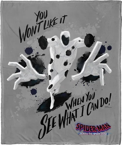 Miniatura 16 de Northwest Spider-Man - Manta de seda táctil, 50 x 60 pulgadas, color verde Spider Punk Araña Punk Verde
