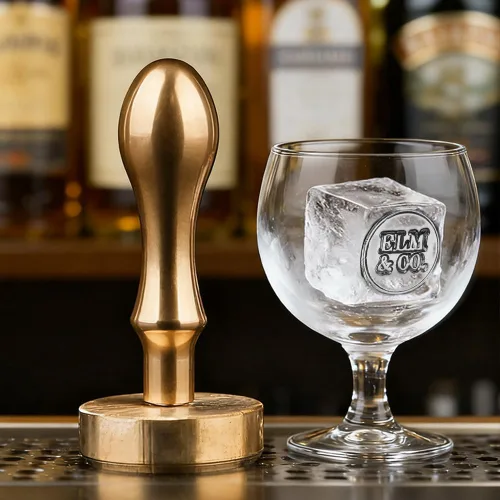 Miniatura 9 de STAMTECH Sello de hielo personalizado – Sello de hielo personalizado con mango de metal que crea un diseño único de sello de marca de hielo