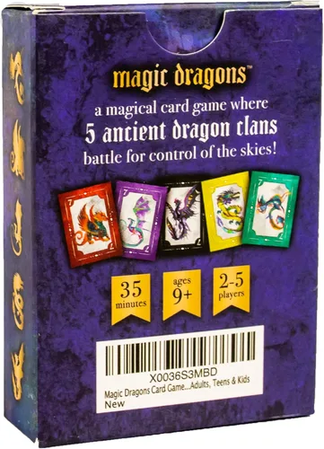 Miniatura 2 de Juego de Cartas de Dragones Mágicos - ¡Nuevo! - Captura de Cartas, Juego Familiar de Dragones Juegos de Cartas Divertidos para Adultos