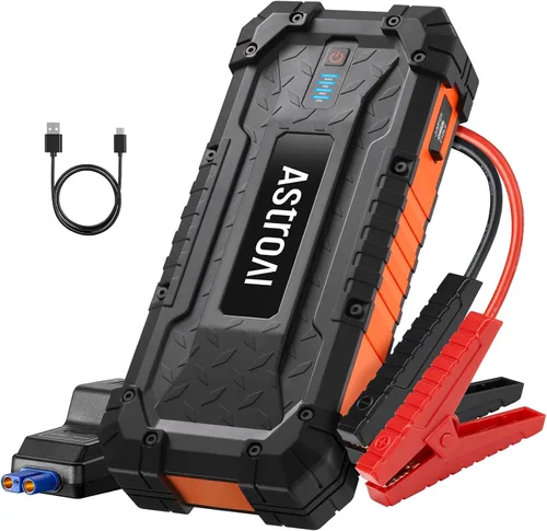 AstroAI S8 Ultra 4000A arrancador de coche, caja de salto hasta todos los motores de gasolina y diésel de 12L, banco de energía portátil de 12 V con