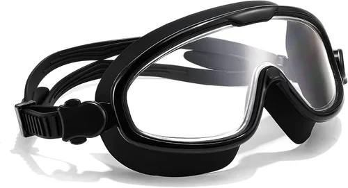 Miniatura 10 de FEISEDY Gafas de natación sin fugas, antivaho para piscina, para adultos, hombres, mujeres, jóvenes, visión clara de 180°, UV400 B2389