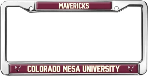 Miniatura 274 de Texas A&M University - Texarkana Mascot - Marco de metal estándar para placa de matrícula de tamaño completo