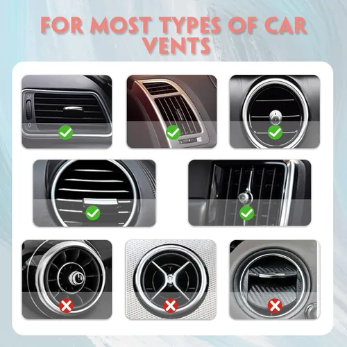 Miniatura 5 de Accesorios personalizados para ventilación de coche con foto y texto, clips personalizados para ventilación de aire para mujeres, hombres, niños