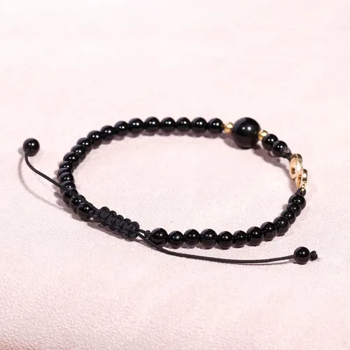 Miniatura 4 de Jewever Pulsera de cristal natural y piedras preciosas infinito para mujer, pulsera de amistad ajustable