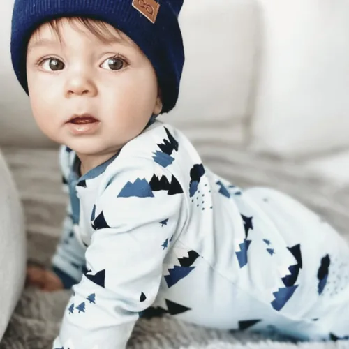 Miniatura 62 de ZippyJamz - Pijama orgánica para bebé con pies y cremallera para cambiar pañales fácil y rápido