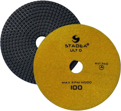Miniatura 15 de PPW152X Almohadillas de pulido de granito 7 "Almohadilla de diamante 50 Grit para granito piedras de cuarzo pulido