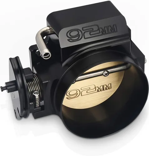 Ensamble de cuerpo de acelerador de 92 mm de Endxedo Compatible con motor LS LS1 LS3 LS6 LSX de 4 pernos de aluminio negro
