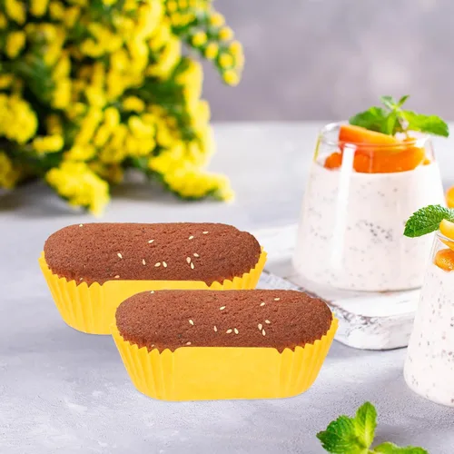 Miniatura 2 de Forros para cupcakes en forma de barco, 1000 unidades, tazas de papel amarillo para hornear cupcakes o mini aperitivos