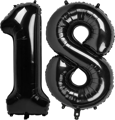 Miniatura 386 de Globo de cumpleaños número 4 dorado de 40 pulgadas, globos gigantes del número cuatro 14 24 34 40 44 2024, globos grandes de lámina de mylar para Oro