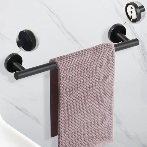 Miniatura 2 de NearMoon Juego de accesorios de baño SUS 304 de acero inoxidable grueso, incluye toallero de 16 pulgadas, soporte para papel higiénico, ganchos