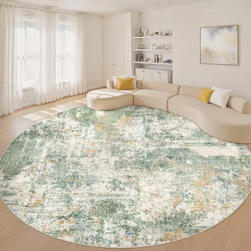 Miniatura 30 de Alfombra de pasillo lavable para cocina: 3 x 10 pies, antideslizante, abstracto, suave, moderno, resistente a las manchas, para interiores, piso