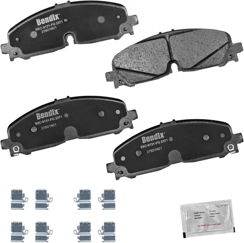 Miniatura 204 de Pastillas de freno delanteras cerámicas Bendix Priority1 CFC2302 para Hyundai Elantra 2021, Sonata 2022-2020, Kia K5 2023-2021