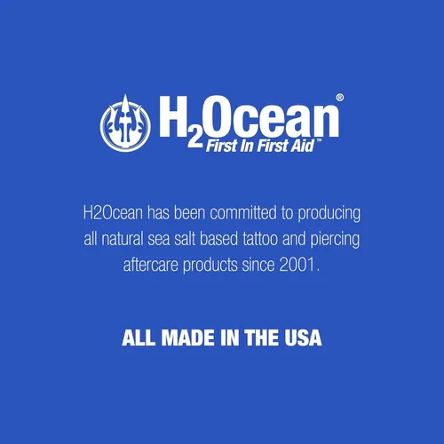 Miniatura 2 de H2Ocean Spray de cuidado posterior para piercing, 4 onzas (paquete de 2) (2023)