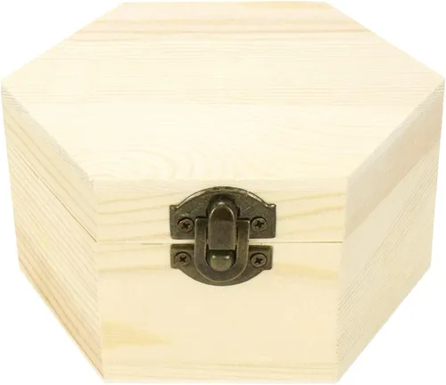 Miniatura 8 de Caja de madera sin terminar en forma de corazón, madera de pino natural, cajas de madera de bricolaje con tapa para manualidades de almacenamiento