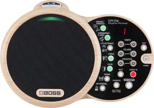 Miniatura 2 de Boss DR-01S Rhythm Partner y FS-6 Interruptor de pie dual en paquete