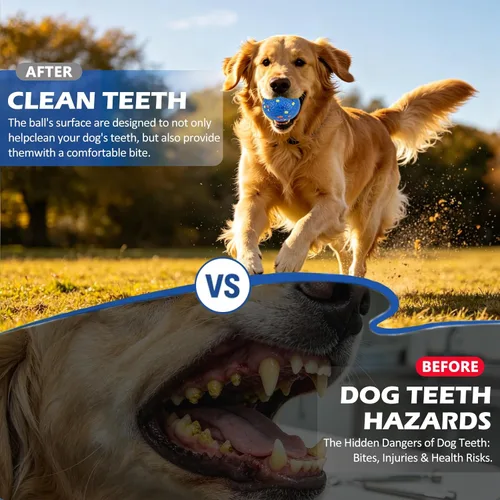 Miniatura 3 de Pelotas de tenis para perros, juguetes interactivos para perros masticadores agresivos, juguete indestructible para mantenerlos ocupados, juguetes