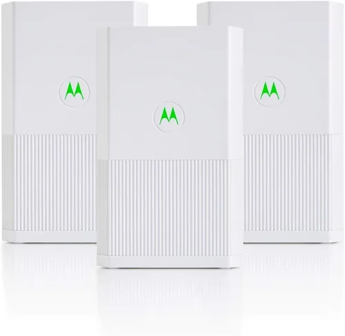 Motorola MH7020 Series Gigabit Smart Home WiFi Router y malla (paquete de tres)