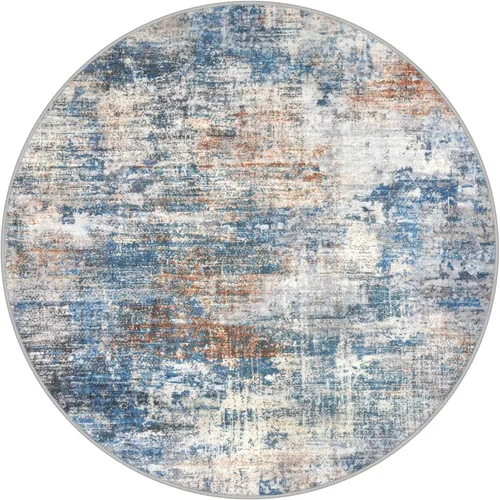 Miniatura 572 de IOHOUZE Alfombra abstracta lavable de 3 x 12 pies para pasillos, antideslizante para cocina, camino de entrada de lana sintética para interiores