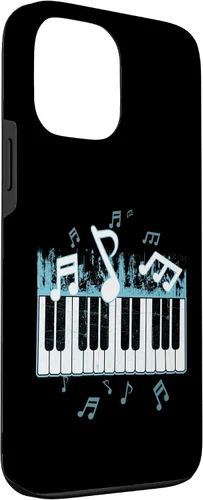 Miniatura 3 de Funda para iPhone 13 Pro Max Piano con teclas musicales y notas