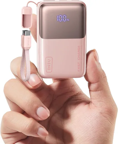 Miniatura 9 de INIU Cargador Portátil Mini, Pequeña Batería de Bolsillo de Carga Rápida de 45W PD de 10000mAh, USB C Entrada y Salida, Esencial de Viaje
