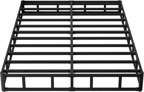 Miniatura 7 de Maenizi Somier de 9 pulgadas para cama Queen, base de cama de metal resistente con funda de tela, base de colchón, fácil montaje, sin ruido