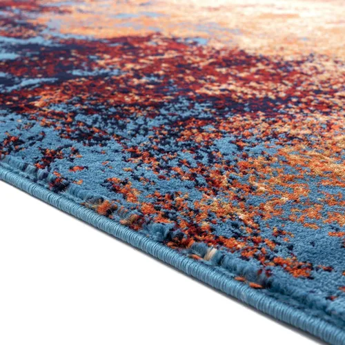 Miniatura 8 de LUXE WEAVERS Alfombra de Área Moderna Abstracta con Salpicaduras, Azul 5x7 pies