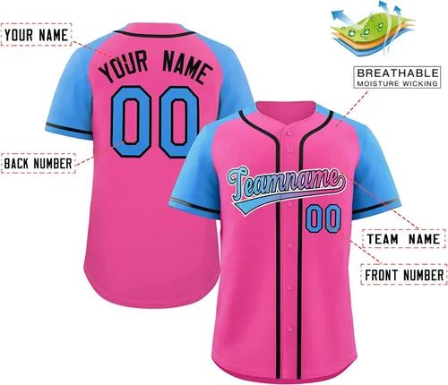 Miniatura 79 de Camisetas de béisbol personalizadas con botones de manga corta, número de nombre cosido personalizado / impreso para adultos y jóvenes