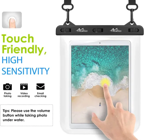Miniatura 4 de MoKo Funda impermeable para tablet, bolsa seca compatible con iPad 10th, iPad Pro 11 2022, iPad 9/9.7/10.2, iPad mini 6/5/4/3, iPad Air 5/4, Air 3