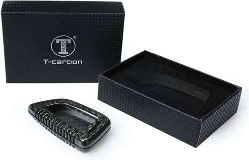 Miniatura 6 de Funda de llavero de fibra de carbono genuina para BMW Serie 2, 3, 5, 6, 7, GT5, M4, M5, X1, X2, X3, X5, X5M, X6, X6M, X7, llavero inteligente