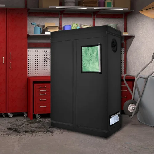 Miniatura 6 de Outvita Carpa de Cultivo de 47" x 24" x 70", Cuarto de Cultivo de Plantas Hidropónicas con Mylar Altamente Reflectante con Bandeja de Piso Removible