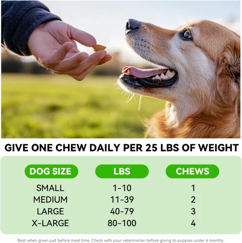 Miniatura 5 de Probióticos para perros – Masticables suaves para apoyo digestivo e inmunológico con prebióticos, fibra y enzimas – Alivia la diarrea, los gases