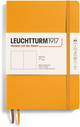 Miniatura 11 de LEUCHTTURM1917 - Cuaderno de tapa blanda mediano A5 - 123 páginas numeradas para escritura y diario (Verde bosque, liso)