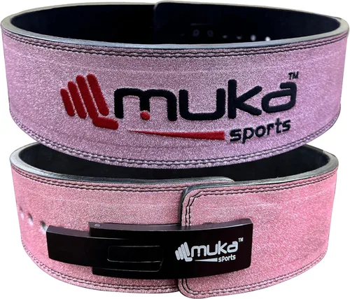 Cinturón de levantamiento de pesas para hombres, 4 pulgadas de ancho x 0.394 in de grosor, cinturón de gimnasio con palanca de soporte de espalda