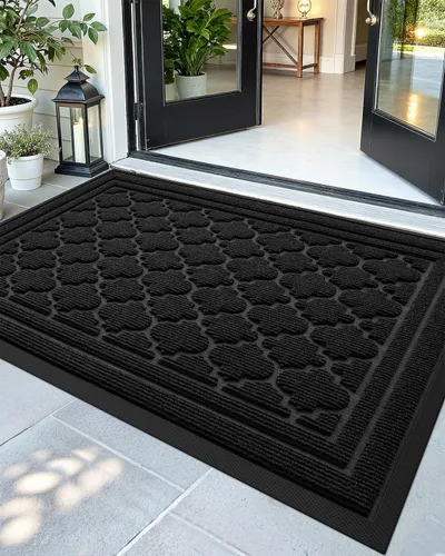 Miniatura 23 de Color&Geometry Tapetes para Puerta Delantera Alfombrilla de Puerta Exterior para Entrada Exterior Casa Entrada Porche Trasero Patio Impermeable