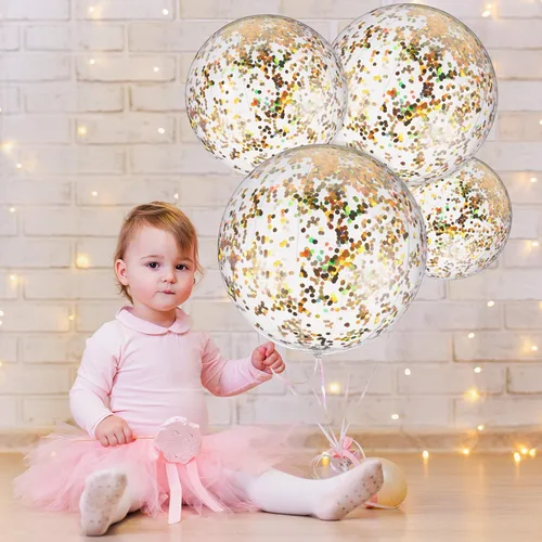 Miniatura 7 de Sumind 40 globos transparentes Bobo para rellenar burbujas, Burbuja transparente para San Valentín, Navidad, boda, fiesta de cumpleaños